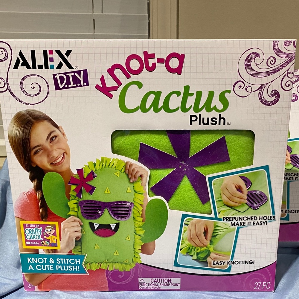 Alex DIY Knot a Cactus Plush Brand New